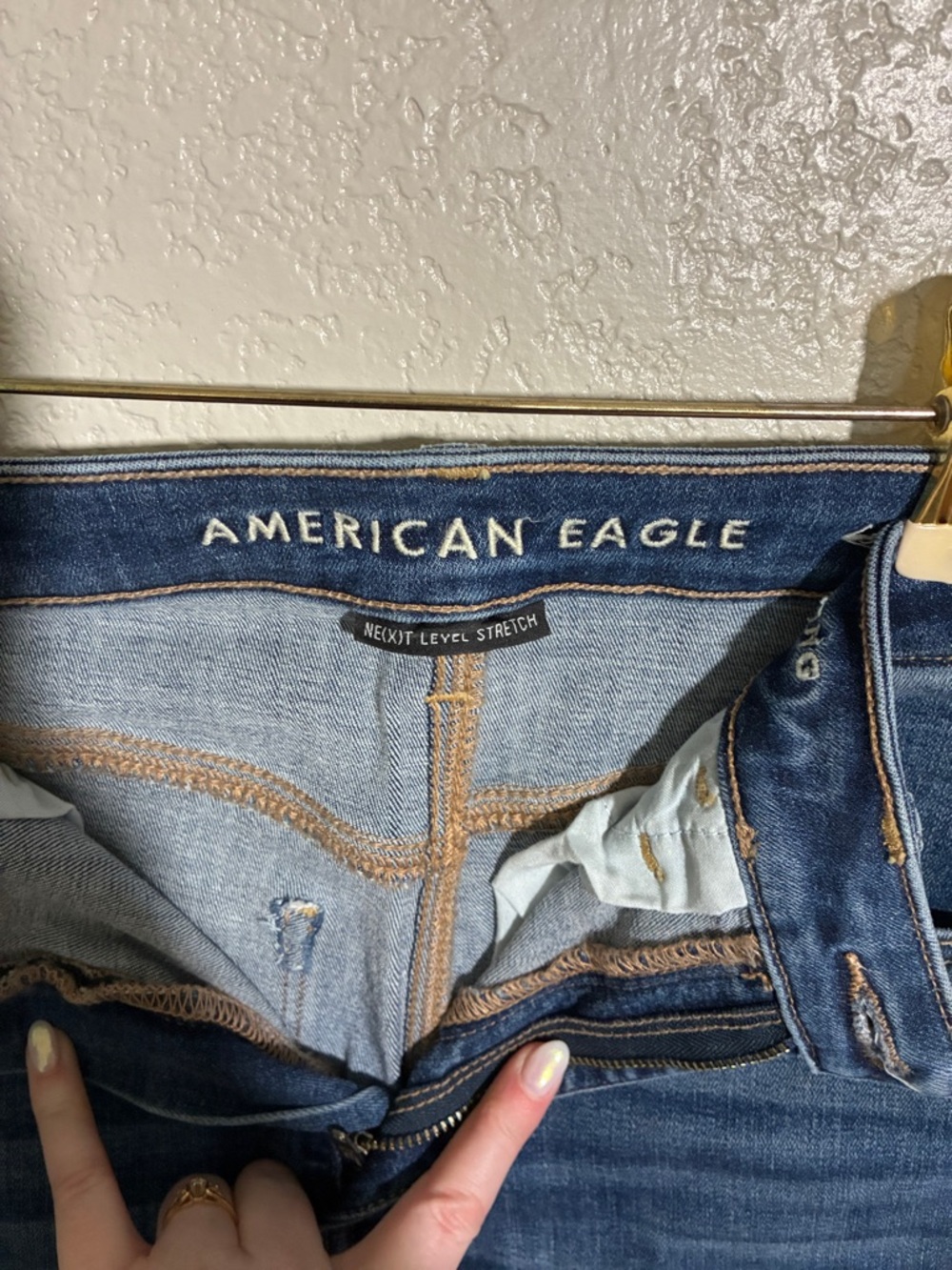 American Eagle Outfitters Skinny Jeans in Dark Blue - Picture 5 of 8